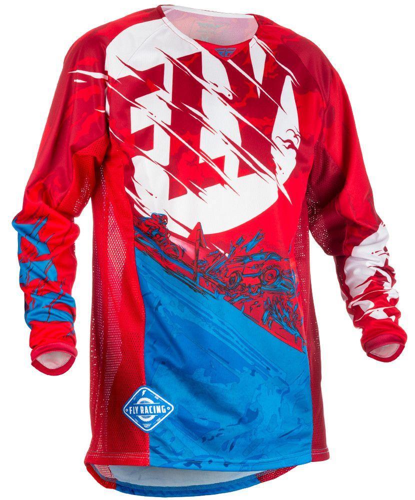 Джерси FLY RACING KINETIC OUTLAW Red/Blue